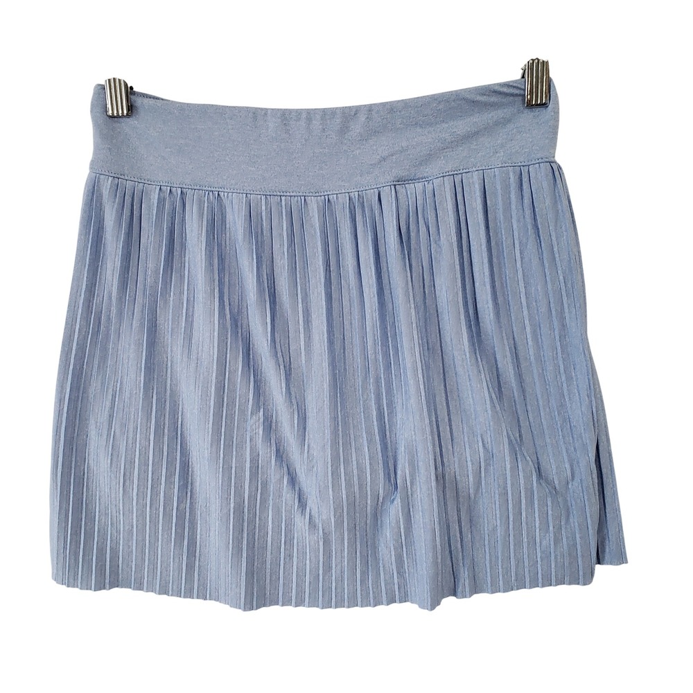 Runway Pleated Athletic Skort‎ Womens L Blue Quick Dry Tennis Golf Skirt Summer